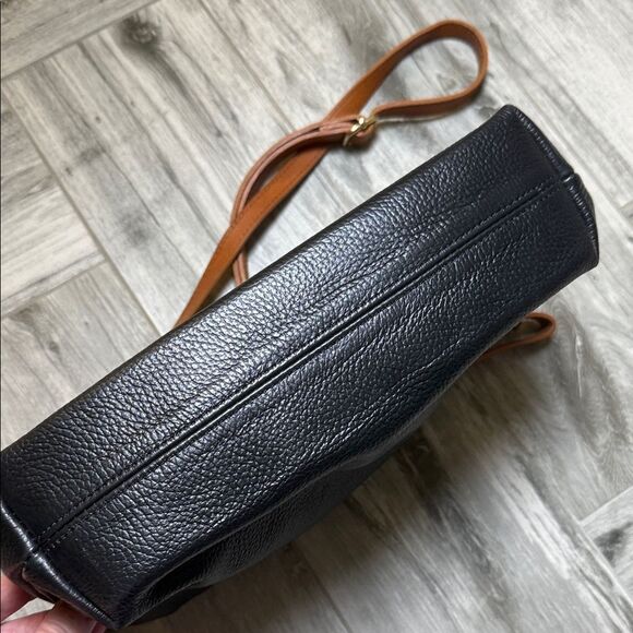 Valentina Black and Tan Crossbody Bag - Picture 6 of 11